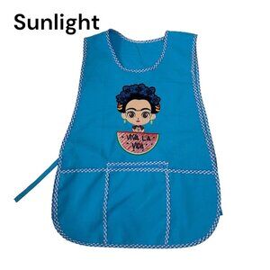 Apron Women Classic Embroidered Mexican Artisan/Mandil Artesanal Mexicano -NEW